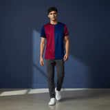 FC Barcelona Home Football Jersey Ronaldinho #10 MenÕs Blue Red Barca Shirt
