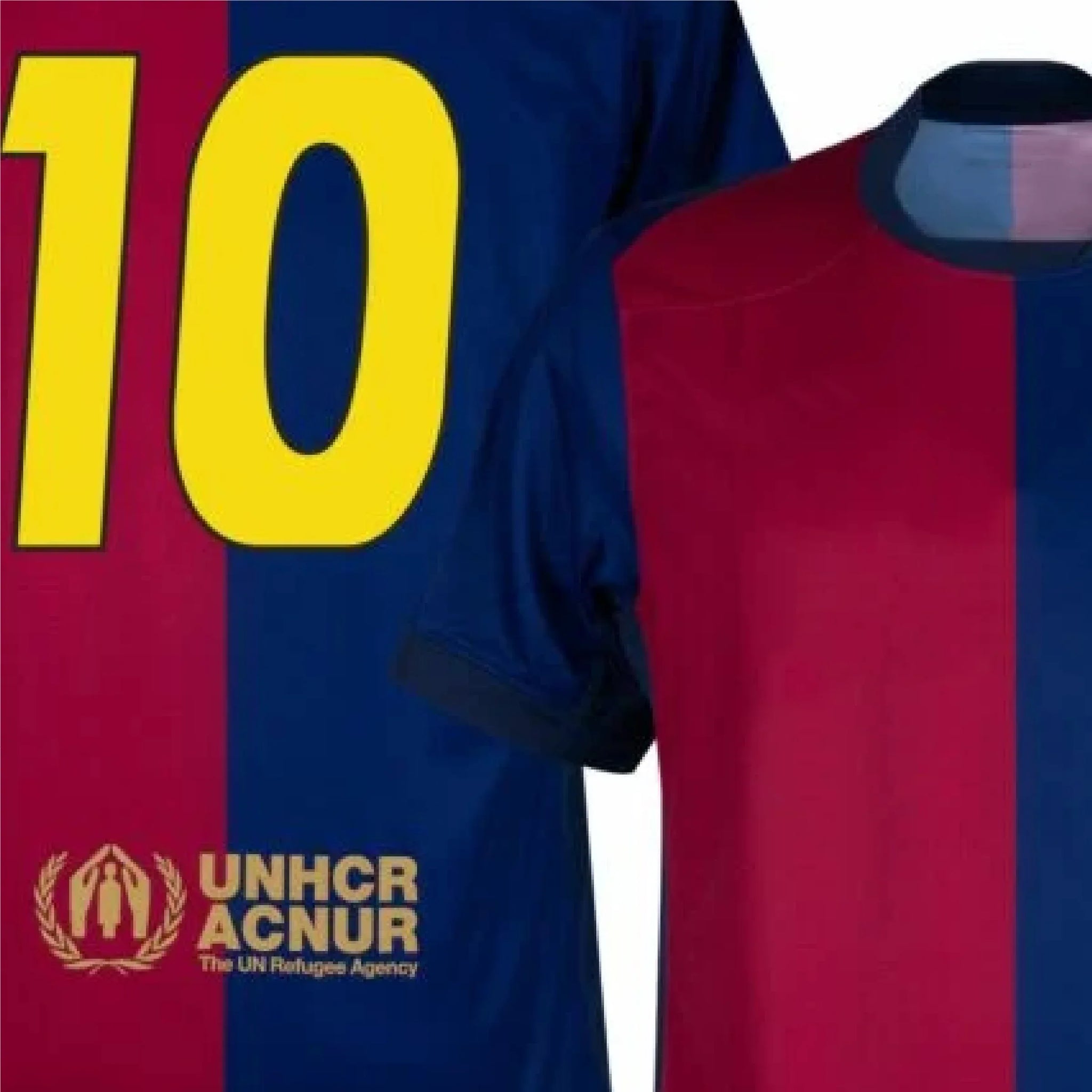 FC Barcelona Home Football Jersey Ronaldinho #10 MenÕs Blue Red Barca Shirt