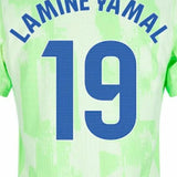 AC Milan Home Football Jersey Lamine Yamal #19 Custom Red Black Soccer Shirt