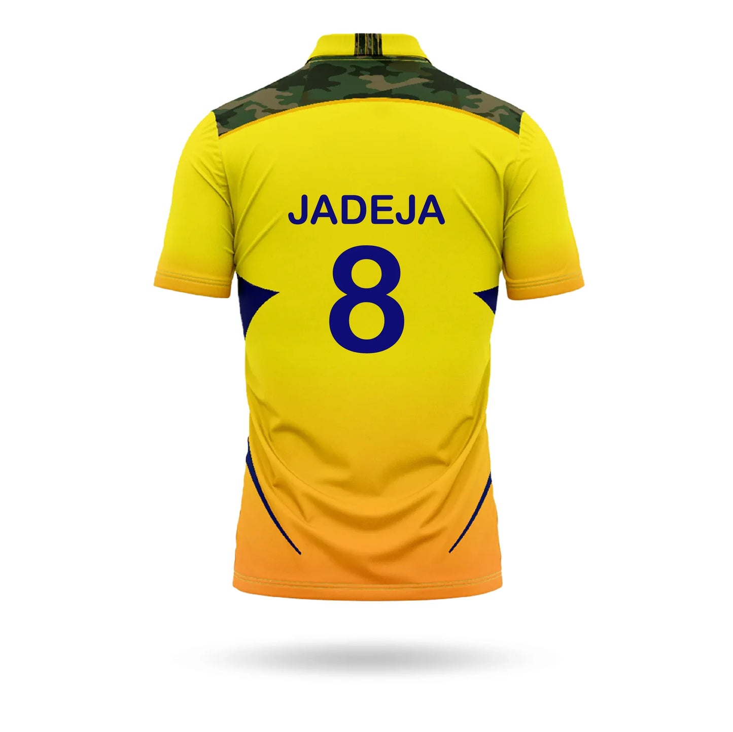 Chennai Super Kings Jadeja jersey number 8 heritage edition cricket shirt