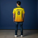 Chennai Super Kings Jadeja jersey number 8 heritage edition cricket shirt