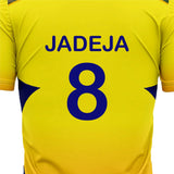 Chennai Super Kings Jadeja jersey number 8 heritage edition cricket shirt