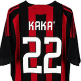 AC Milan retro jersey Kaka number 22 vintage football kit