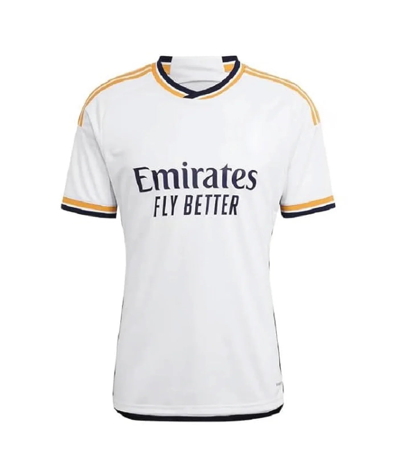 Real Madrid Vinicius Jr jersey number 7 2023/24 gold home kit