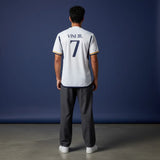 Real Madrid Vinicius Jr jersey number 7 2023/24 gold home kit