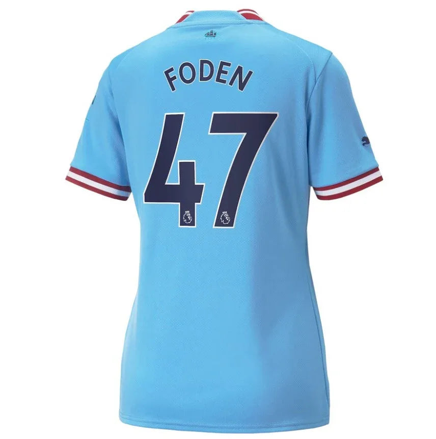 Phil Foden 47 Manchester City jersey front view