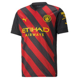 Phil Foden 47 Manchester City black red jersey front view
