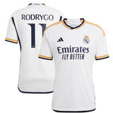 Rodrygo 11 Real Madrid jersey front view