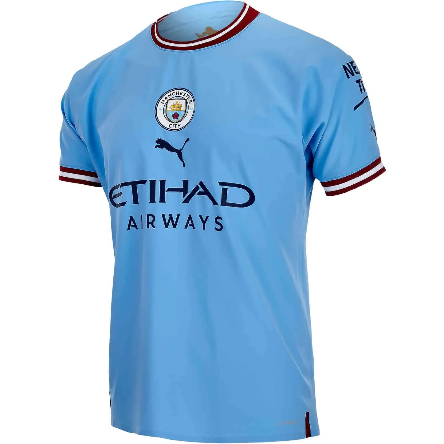 Front view of Manchester City Gundogan #8 Jersey - Sky Blue Home Kit - Premium football jersey for fans
