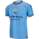 Front view of Manchester City Gundogan #8 Jersey - Sky Blue Home Kit - Premium football jersey for fans