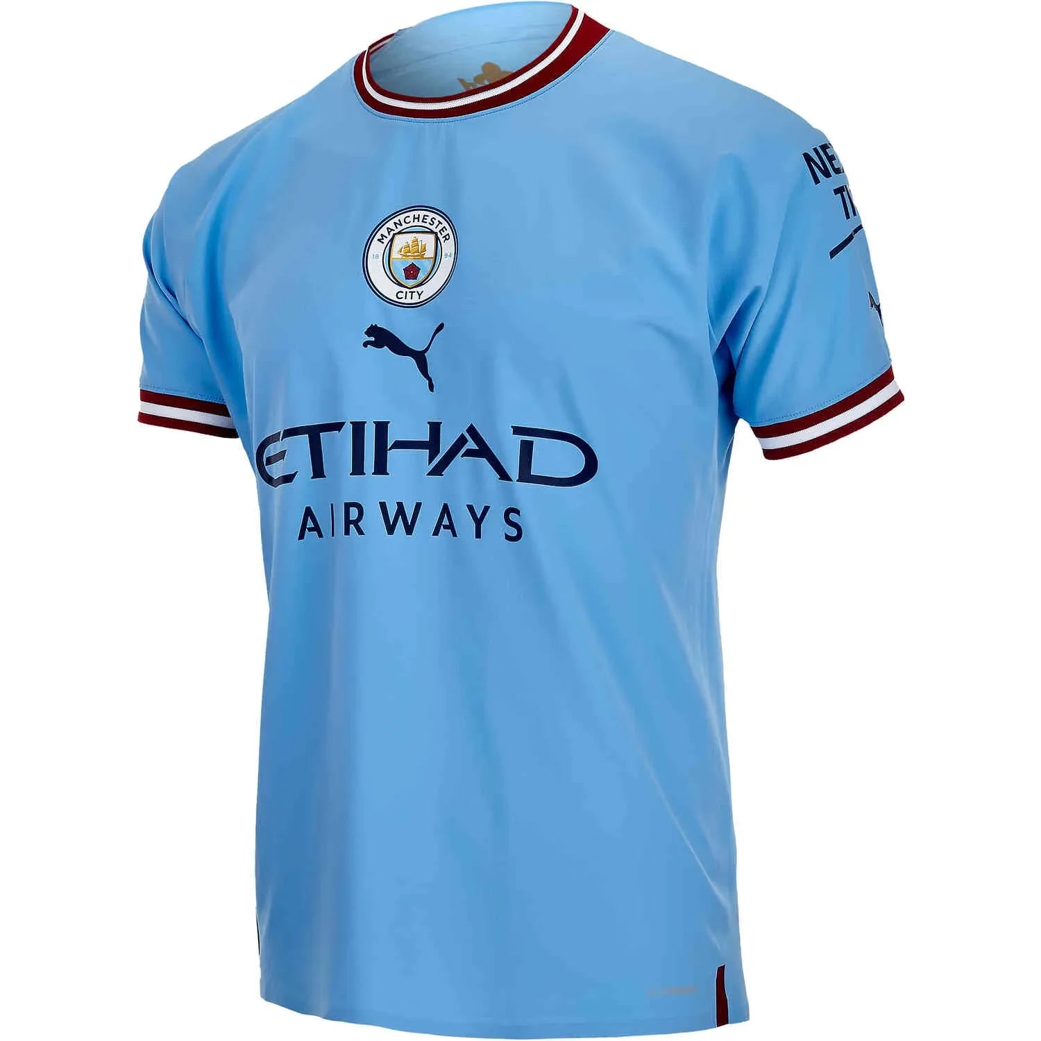 Front view of Manchester City Gundogan #8 Jersey - Sky Blue Home Kit - Premium football jersey for fans