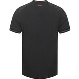 Back view of Bayer Leverkusen Jersey - Black Red Home Football Kit showing player name and number
