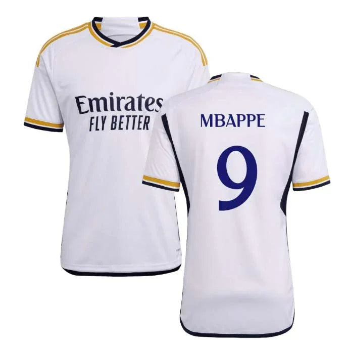 buy Mbappe 10 Real Madrid 2023-24 home jersey football kit online