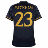 buy David Beckham 23 Real Madrid retro away jersey Galacticos shirt