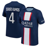 buy Sergio Ramos 4 PSG 2022-23 home jersey Nike football shirt online