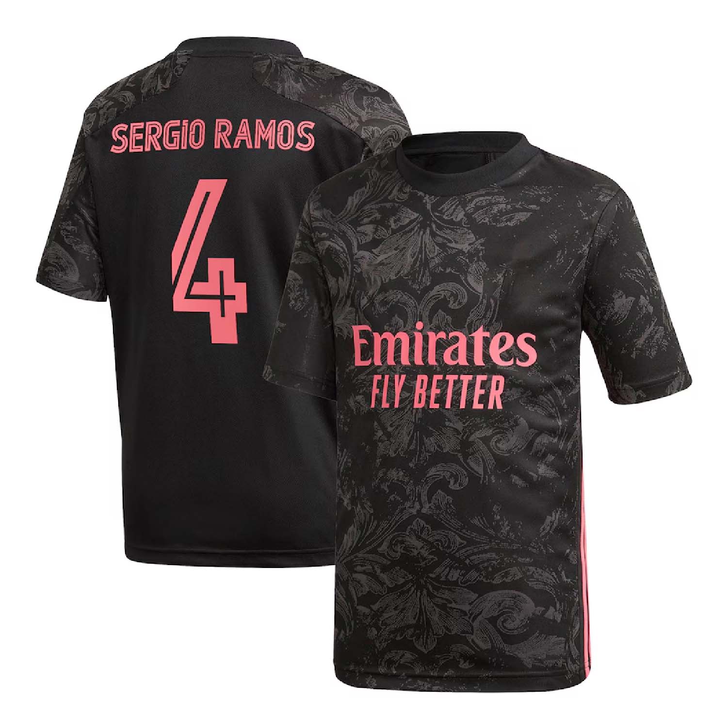 buy Sergio Ramos 4 Real Madrid 2020-21 third jersey replica online