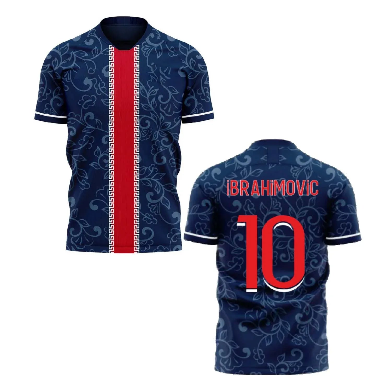 Zlatan Ibrahimovic 10 PSG home jersey front view