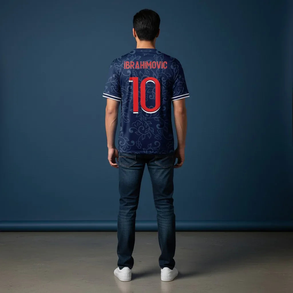 Zlatan Ibrahimovic 10 PSG home jersey front view