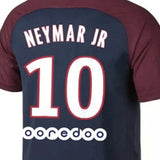 Neymar Jr 10 PSG 2017-18 home jersey front view