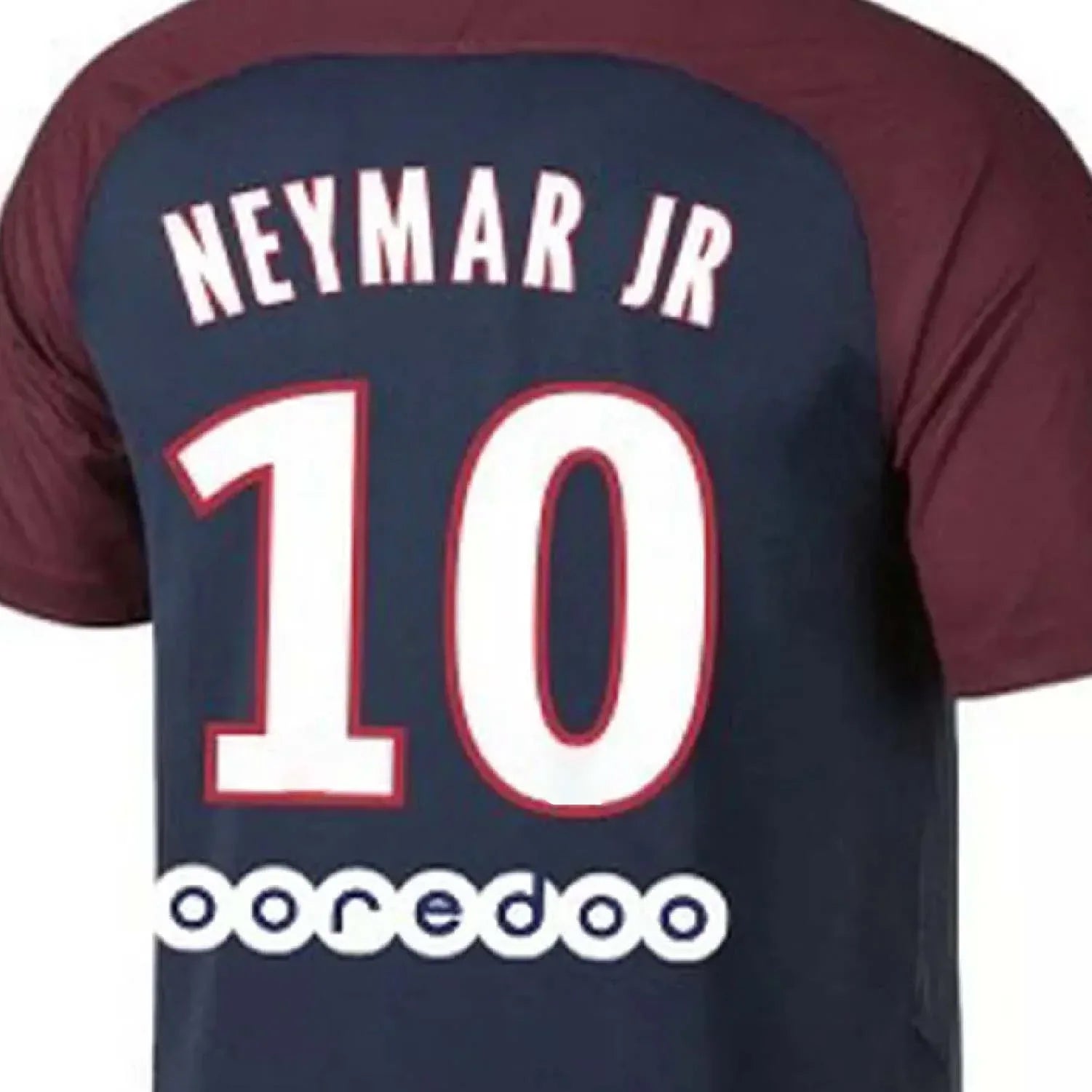 Neymar Jr 10 PSG 2017-18 home jersey front view