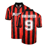 Van Basten 9 AC Milan 1993-94 retro jersey front view