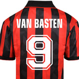 Van Basten 9 AC Milan 1993-94 retro jersey front view