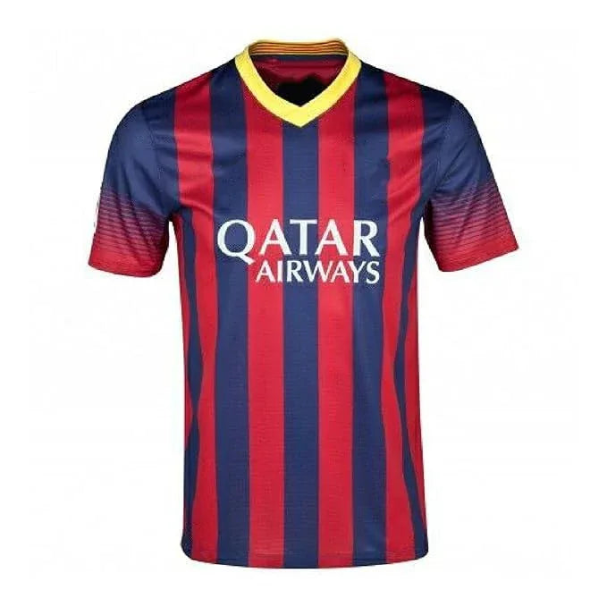 Lionel Messi 10 Barcelona 2013-14 home jersey front view