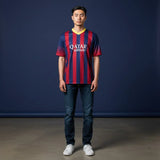 Lionel Messi 10 Barcelona 2013-14 home jersey front view