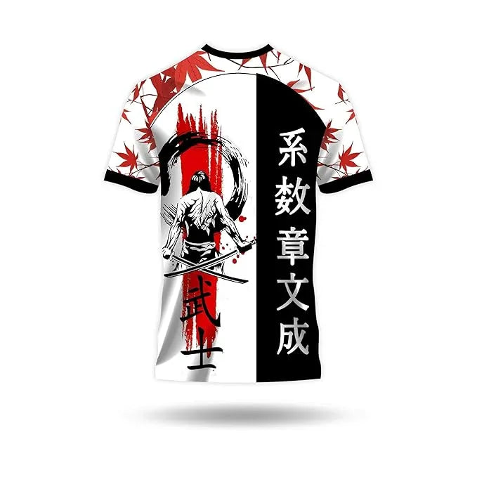 Japan anime football jersey samurai design front view