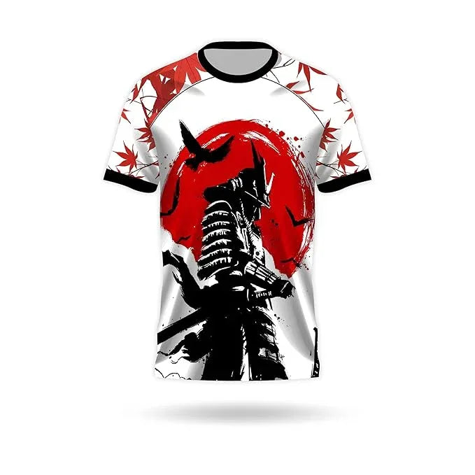 Japan anime football jersey samurai design front view
