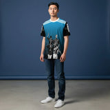 Ronaldo GOAT jersey CR7 football streetwear shirt front view