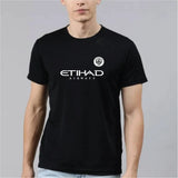De Bruyne 17 Manchester City style jersey full sleeve black shirt front view