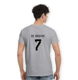 De Bruyne #7 Grey Football Jersey | Premium Short Sleeve Shirt